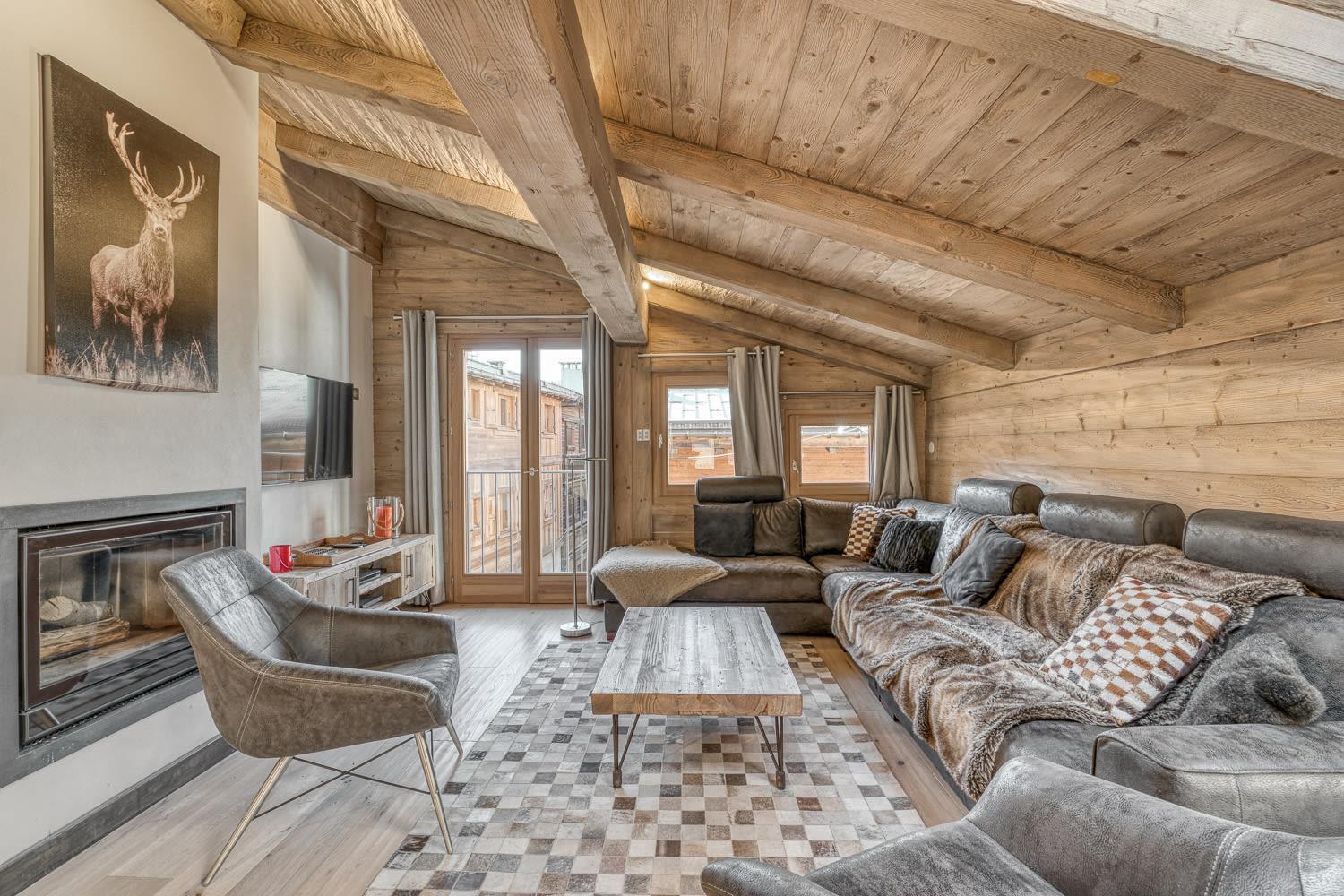 Appartement Equinox Megeve Bagian luar foto