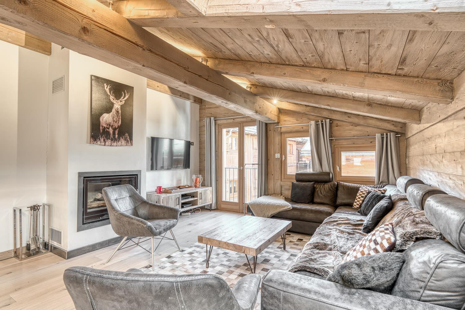 Appartement Equinox Megeve Bagian luar foto